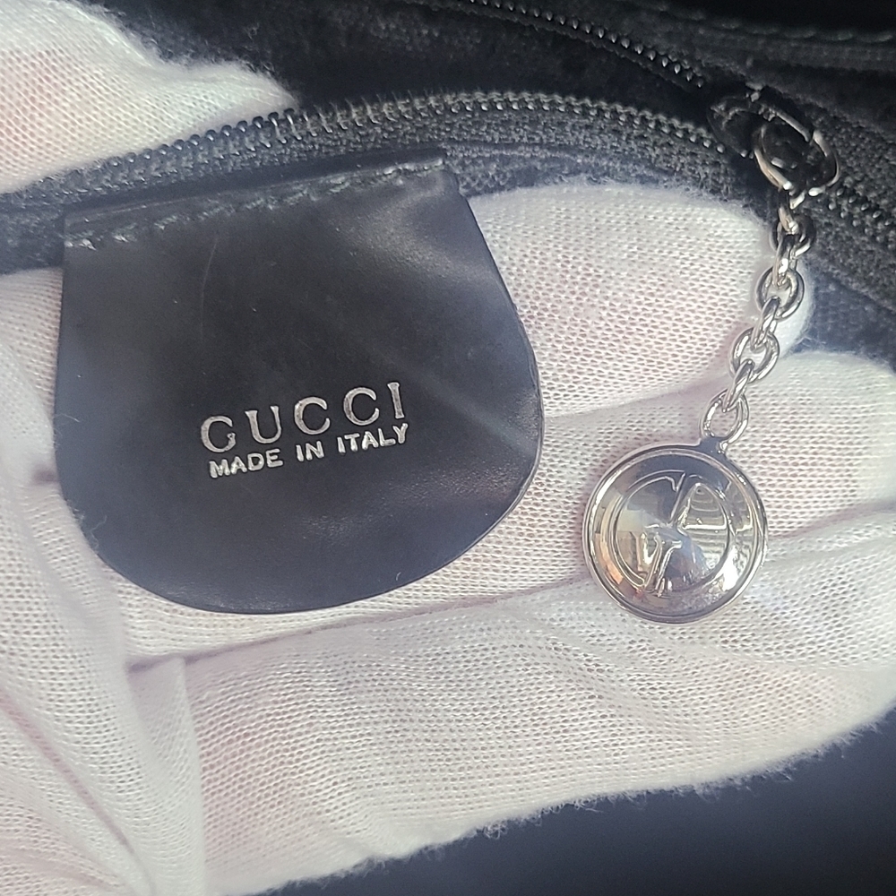 Gucci Bamboo Drawstring Nylon Backpack - Picture 14 of 17